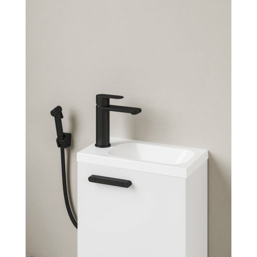 Chrome II SD 40 mosdó alatti szekrénytest fehér, fekete fogantyúval 152 mm (A termék az ajtót nem tertalmazza.)