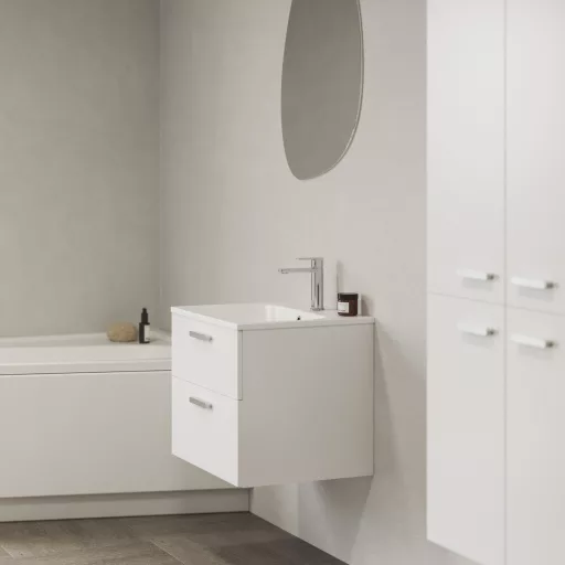 Chrome II SD 70 fehér, króm fogantyúval 152 mm