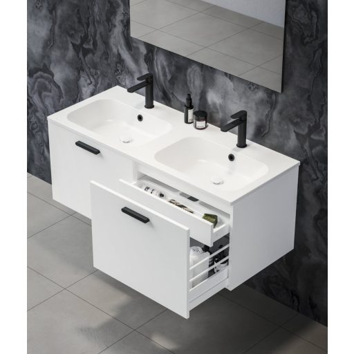 Chrome II SD 120 fehér, króm fogantyúval 152 mm