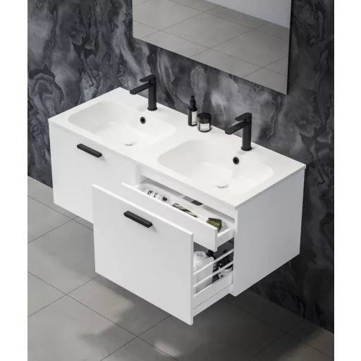 Chrome II SD 120 fehér, fehér fogantyúval 152 mm