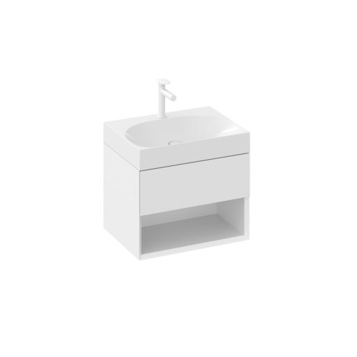 SD Lite 60 fürdőszobai szekrény mosdó alá fehér