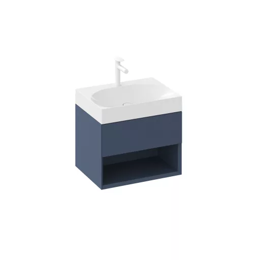 SD Lite 60 fürdőszobai szekrény mosdó alá Deepsea Blue