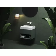 SD Lite 60 fürdőszobai szekrény mosdó alá Grey Green