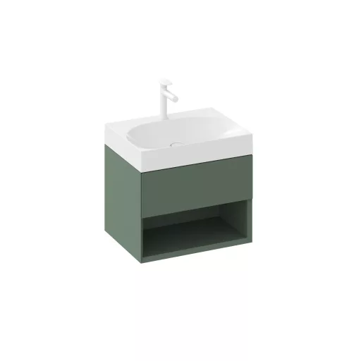 SD Lite 60 fürdőszobai szekrény mosdó alá Grey Green