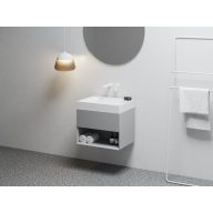 SD Lite 60 fürdőszobai szekrény mosdó alá Smoke Grey