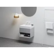 SD Lite 60 fürdőszobai szekrény mosdó alá Smoke Grey