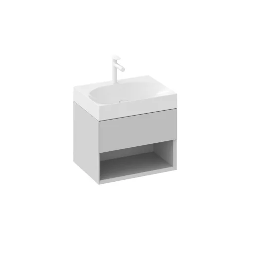 SD Lite 60 fürdőszobai szekrény mosdó alá Smoke Grey
