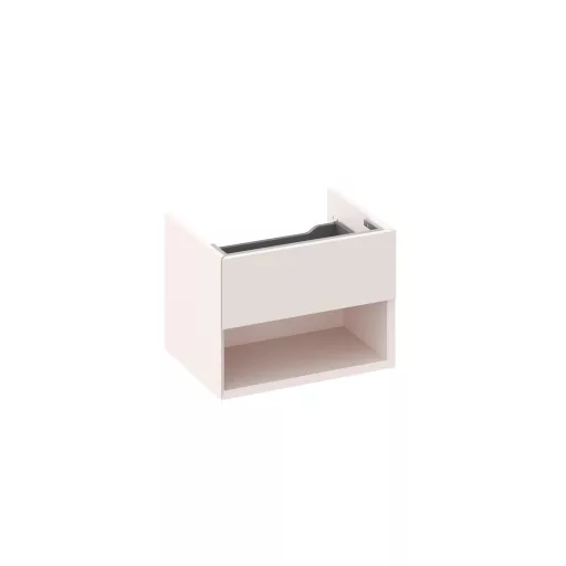 SD Lite 60 fürdőszobai szekrény mosdó alá Alabaster Pink