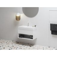 SD Lite 80 fürdőszobai szekrény mosdó alá fehér