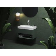 SD Lite 80 fürdőszobai szekrény mosdó alá Grey Green