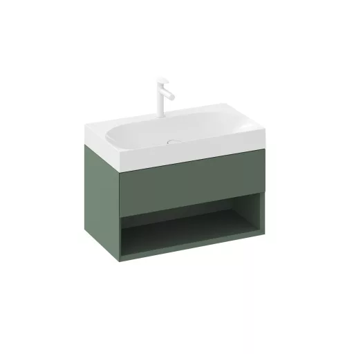 SD Lite 80 fürdőszobai szekrény mosdó alá Grey Green