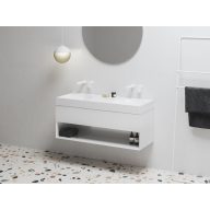 SD Lite 120 fürdőszobai szekrény mosdó alá fehér