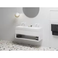SD Lite 120 fürdőszobai szekrény mosdó alá fehér