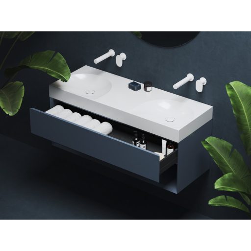 SD Lite 120 fürdőszobai szekrény mosdó alá Deepsea Blue