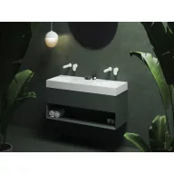 SD Lite 120 fürdőszobai szekrény mosdó alá Grey Green