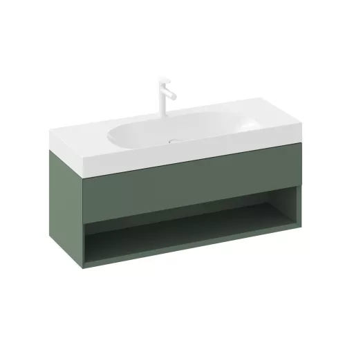 SD Lite 120 fürdőszobai szekrény mosdó alá Grey Green