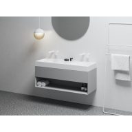 SD Lite 120 fürdőszobai szekrény mosdó alá Smoke Grey