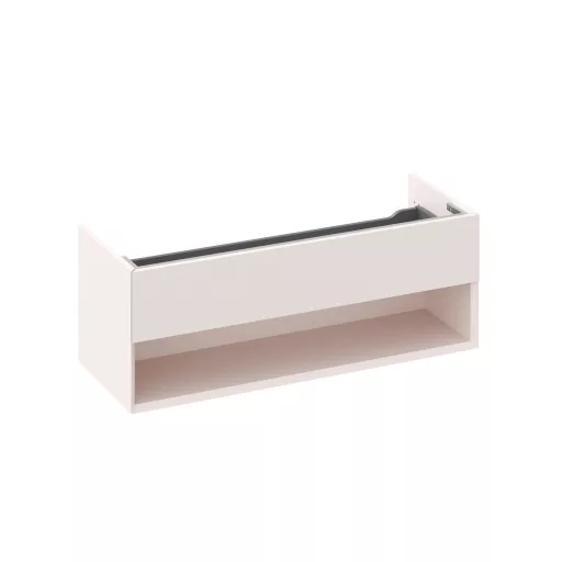 SD Lite 120 fürdőszobai szekrény mosdó alá Alabaster Pink