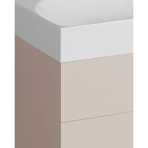 SD Lite 120 fürdőszobai szekrény mosdó alá Alabaster Pink