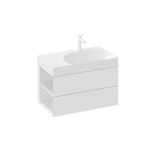SD Lite 80 B fürdőszobai szekrény mosdó alá fehér