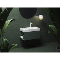 SD Lite 80 B fürdőszobai szekrény mosdó alá Grey Green