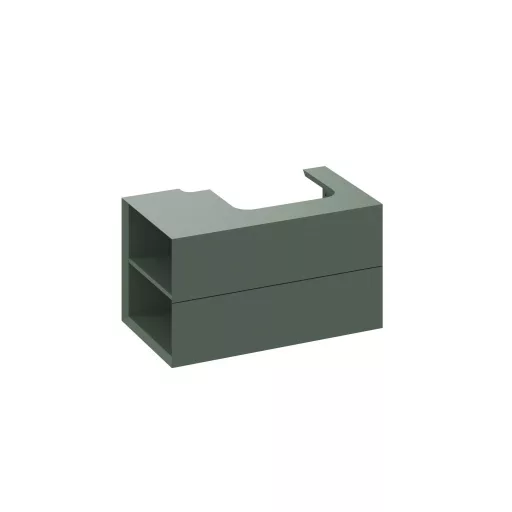 SD Lite 80 B fürdőszobai szekrény mosdó alá Grey Green