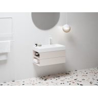   SD Lite 80 B fürdőszobai szekrény mosdó alá Alabaster Pink