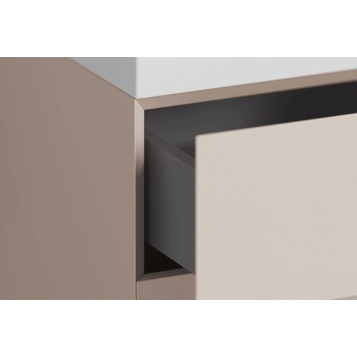 SD Lite 80 B fürdőszobai szekrény mosdó alá Alabaster Pink