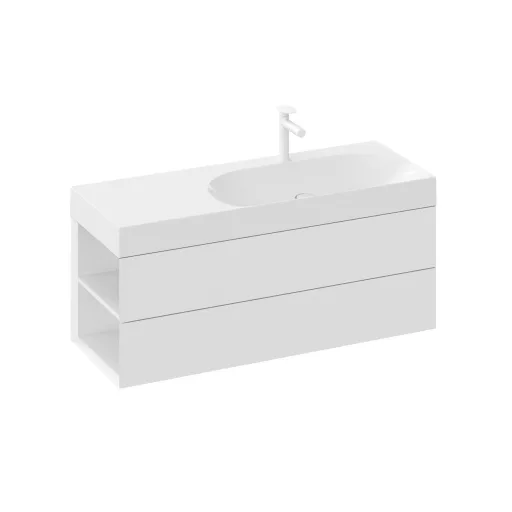 SD Lite 120 B fürdőszobai szekrény mosdó alá fehér