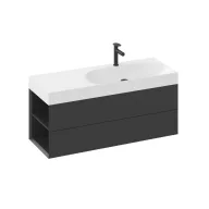   SD Lite 120 B fürdőszobai szekrény mosdó alá matt fekete
