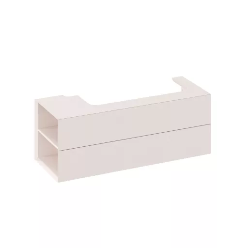 SD Lite 120 B fürdőszobai szekrény mosdó alá Alabaster Pink