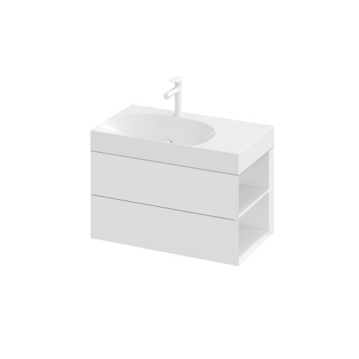 SD Lite 80 J fürdőszobai szekrény mosdó alá fehér