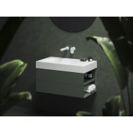 SD Lite 80 J fürdőszobai szekrény mosdó alá Grey Green