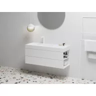 SD Lite 120 J fürdőszobai szekrény mosdó alá fehér