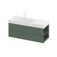 SD Lite 120 J fürdőszobai szekrény mosdó alá Grey Green