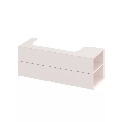 SD Lite 120 J fürdőszobai szekrény mosdó alá Alabaster Pink
