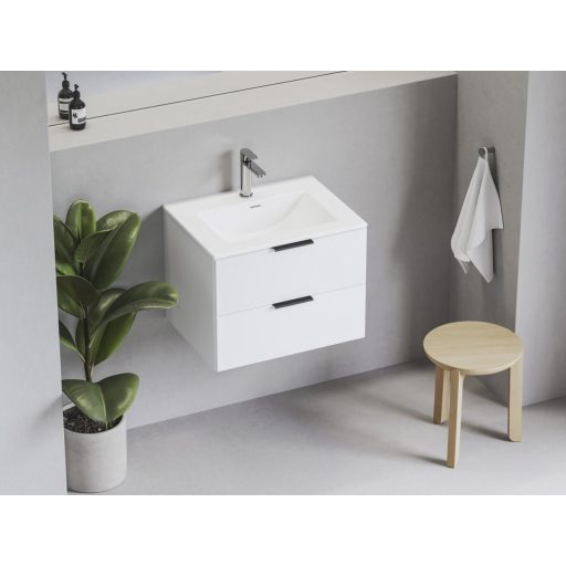 Arctic fogantyú Flat bútorhoz, matt fekete (1 db)