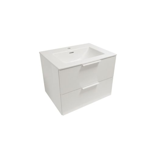 Arctic fogantyú Flat bútorhoz, matt fehér (1 db)