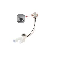   Kádfeltöltés a túlf. kád le/túlfolyószett-tel, 760 B K/K króm