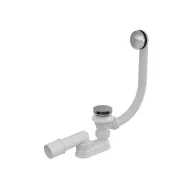 Kád le/túlfolyószett 570 Click-Clack, krómozott fedél