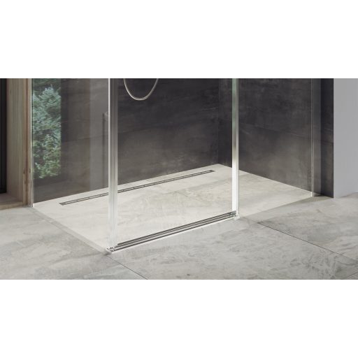 OZ Ravak Runway 85 zuhanyfolyóka rozsdamentes acél