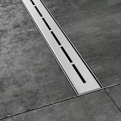 OZ Ravak Runway 95 zuhanyfolyóka rozsdamentes acél