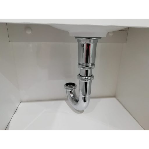 Mosdószifon 'U' krómozott