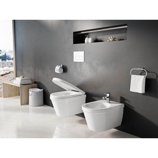 Bidé Chrome fali fehér (kifutó termék)