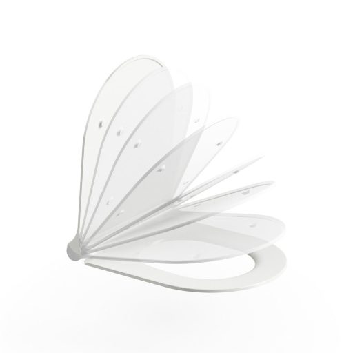 Uni Chrome WC Slim ülőke fehér