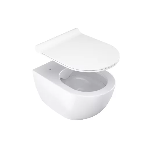 Uni Chrome WC Slim ülőke fehér