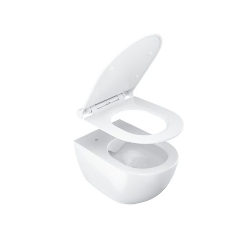 Uni Chrome WC Slim ülőke fehér