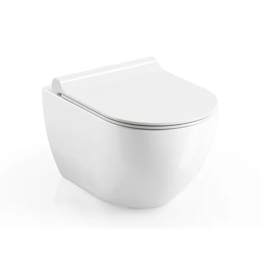 Uni Chrome WC Slim ülőke fehér