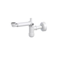 Bútorba épített műanyag mosdószifon