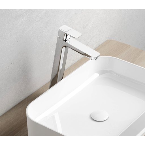 Kerámia leeresztő takaró mosdóhoz, fehér